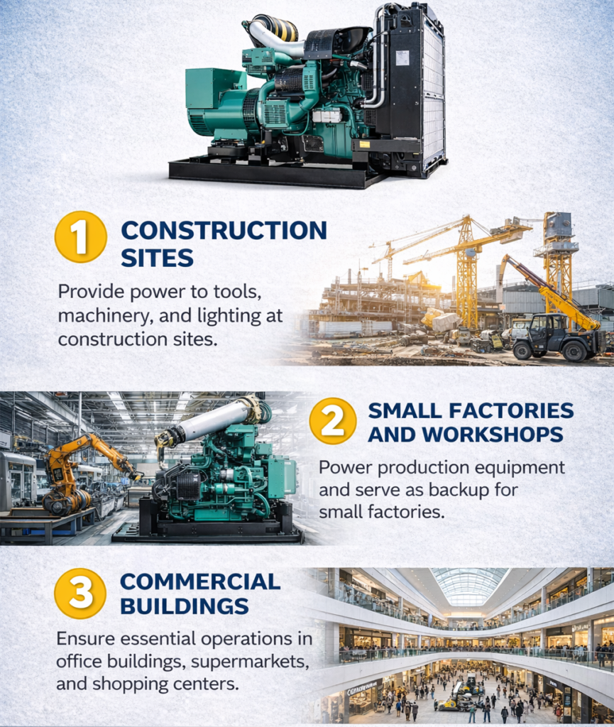 Applications of a 80KW Diesel Generators