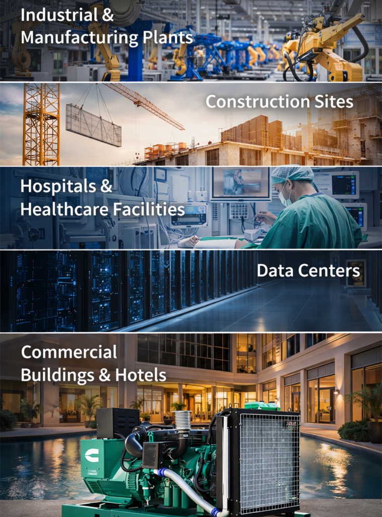Applications of a 400kW Diesel Generators